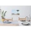 Palmbomen - Pad - Horizon Muursticker klein -eettafel