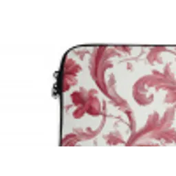 Barok - Patroon - Rood laptophoes neopreen klein 279 -detail