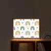 Patroon - Regenboog - Hartjes Light Box met batterij (Wandlamp kind) middel -sfeer1_kind