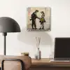 Soldaat - Meisje - Bruin - Graffiti plexiglas 5mm klein -sfeer6