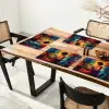 Wijn - Vrouw - Sfeervol - Kleurrijk Placemat vinyl groot -zzsfeer4_Kitchenyeah-website
