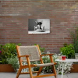 Chihuahua - Hond - Zonnebril - Humoristisch - Zwart - Wit - Spaghetti Tuinposter op houten frame 2 cm dik klein -sfeer3
