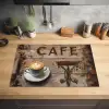 Artistiek Koffie Moment Inductie beschermer vinyl 3mm klein -sfeer5