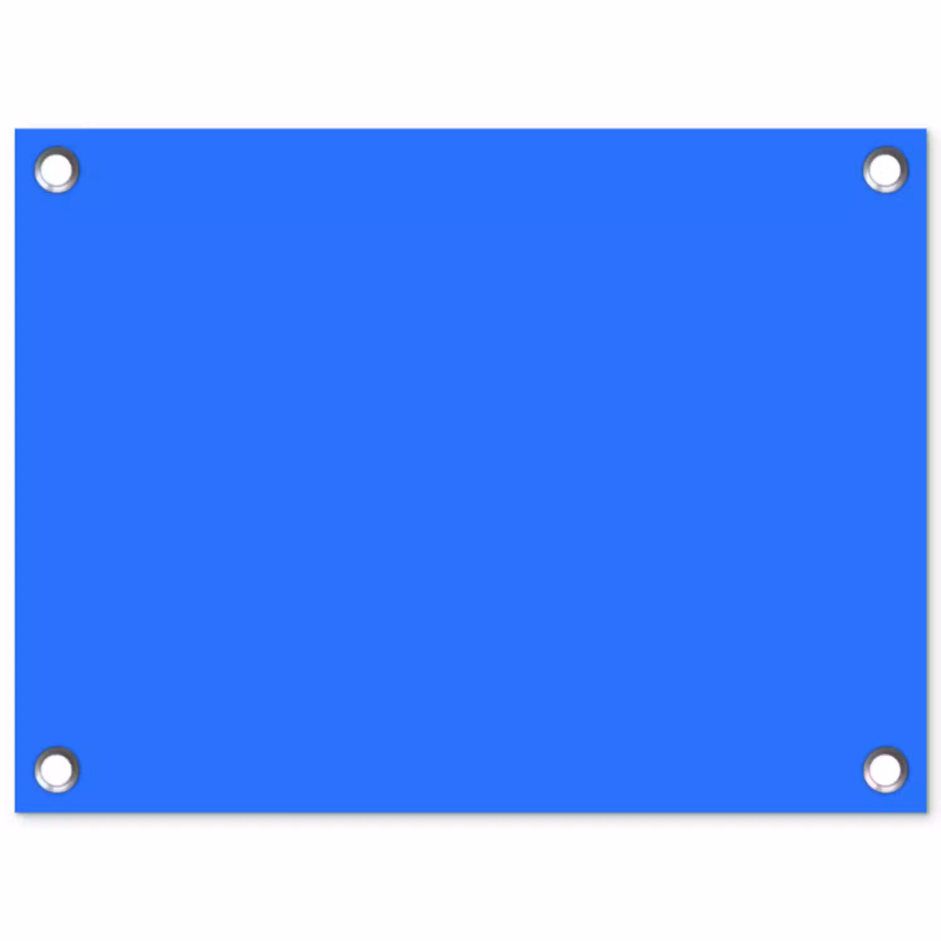 Vivid - Cobalt - Blauw tuinposter los doek klein 239 -3d