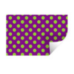 Stippen - Klassiek - Groen Muursticker klein 286 -3d
