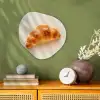 Croissant - Brood - Beige Wandcirkel Organisch Forex 3mm klein -sfeer2
