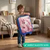 Eenhoorn - Roze - Vlinders - Bloemen Kinderkoffer - Blauw klein -sfeer2_NL