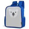 Dierenportret - Koala - grijs Kinderrugzak - Blauw middel -schuin