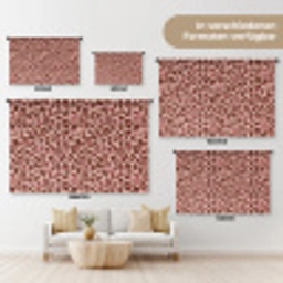 Luipaard - Patroon - Roze Wandkleed katoen klein 269 -tsfeer8_DE