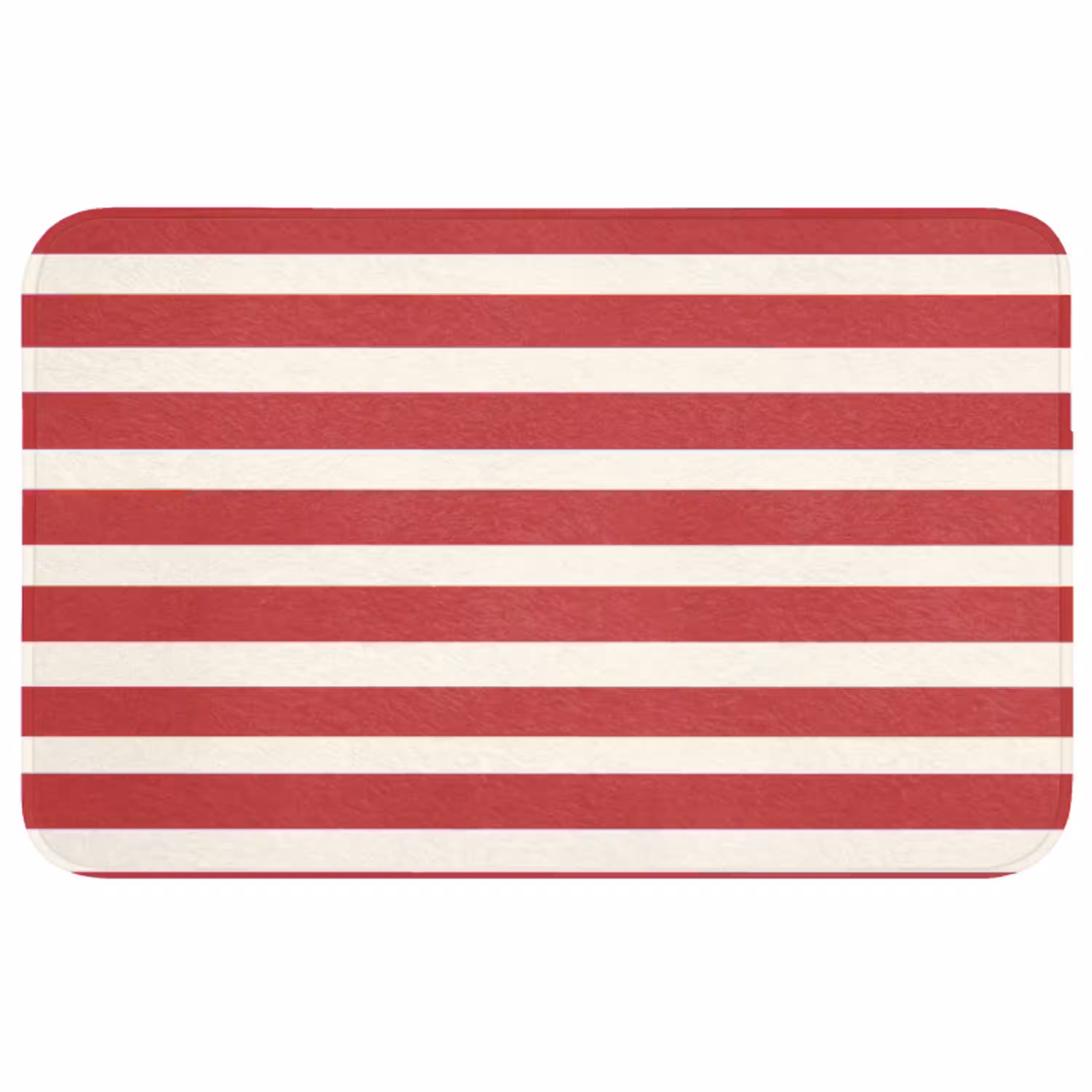 Strepen - Patroon - Rood Badmat middel 997 -3d