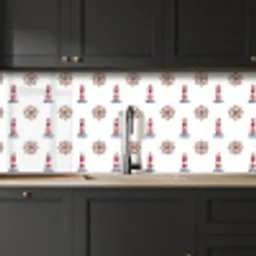 Nautisch - Klassiek - Rood keuken achterwand 2 middel 871 -sfeer1
