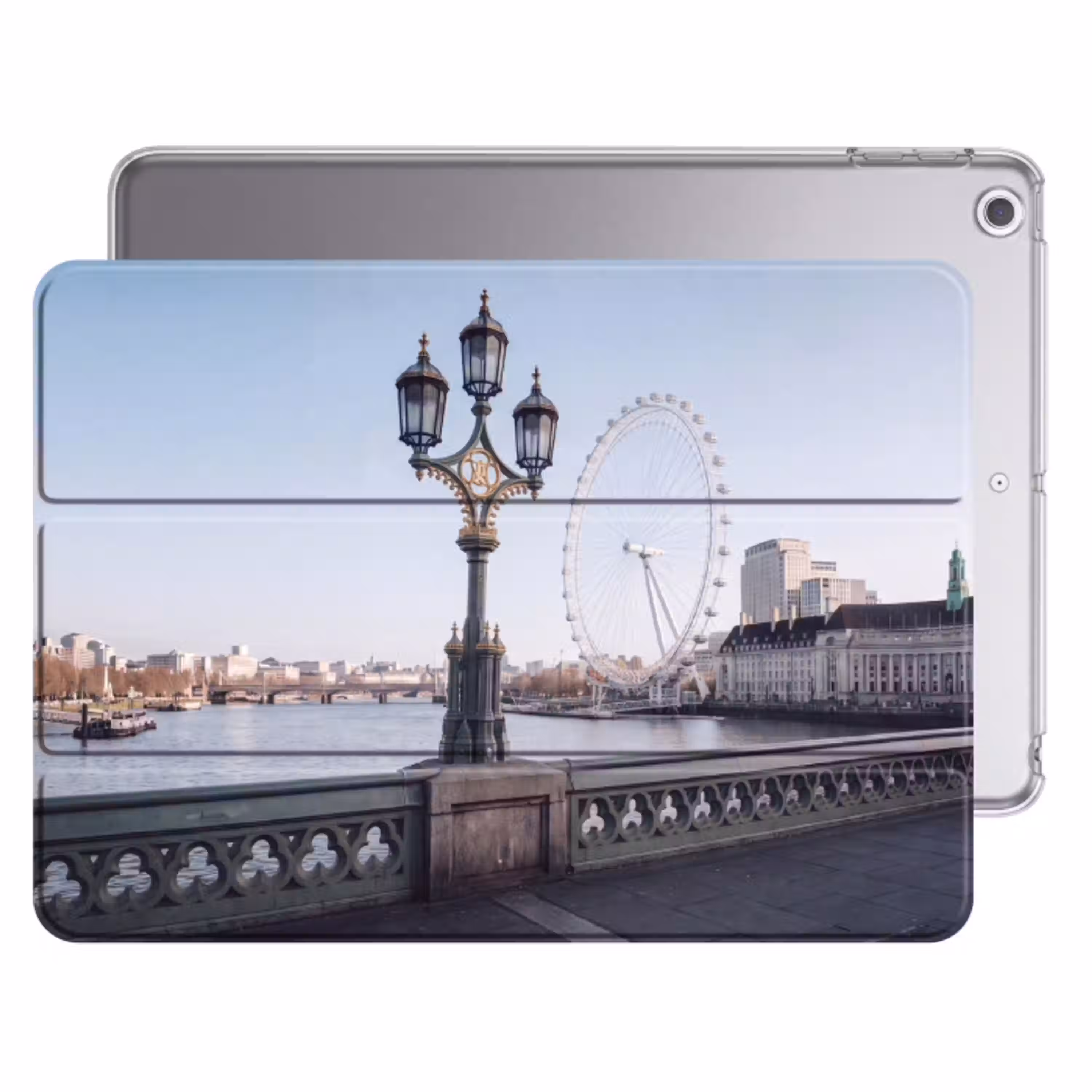 Reuzenrad - Londen - Stad - Architectuur - Brug Apple iPad 2017 middel -threedimensional_3d_global