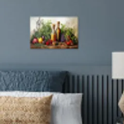Stilleven - Kruiden - Specerijen - Fruit - Kleurrijk poster papier klein -sfeer2