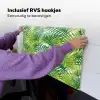 Mosgroen - Bladeren - Overlapping Inductie beschemer met haakjes klein 777 -ky-ophangen-nl