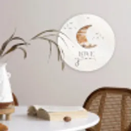 Quotes - Spreuken - Kinderen - Love you - Jongetjes - Meisjes - Kids Wandcirkel kunststof plaat 5mm dik klein -sfeer4