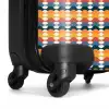 Retro disco 70s patroon kleurrijk NBS - Handbagage koffer - Kinderen Unisex middel -wiel
