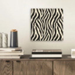 Zebra - Print - Klassiek - Zwart aluminium wit klein 46 -sfeer1