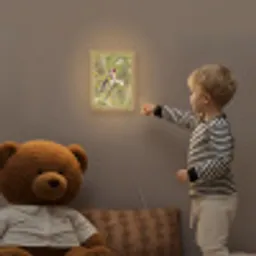 Putter - Bloesem - Lente - Natuur - Kleurrijk Light Box met kabel (Kinderlampje) klein -sfeer4a_kind
