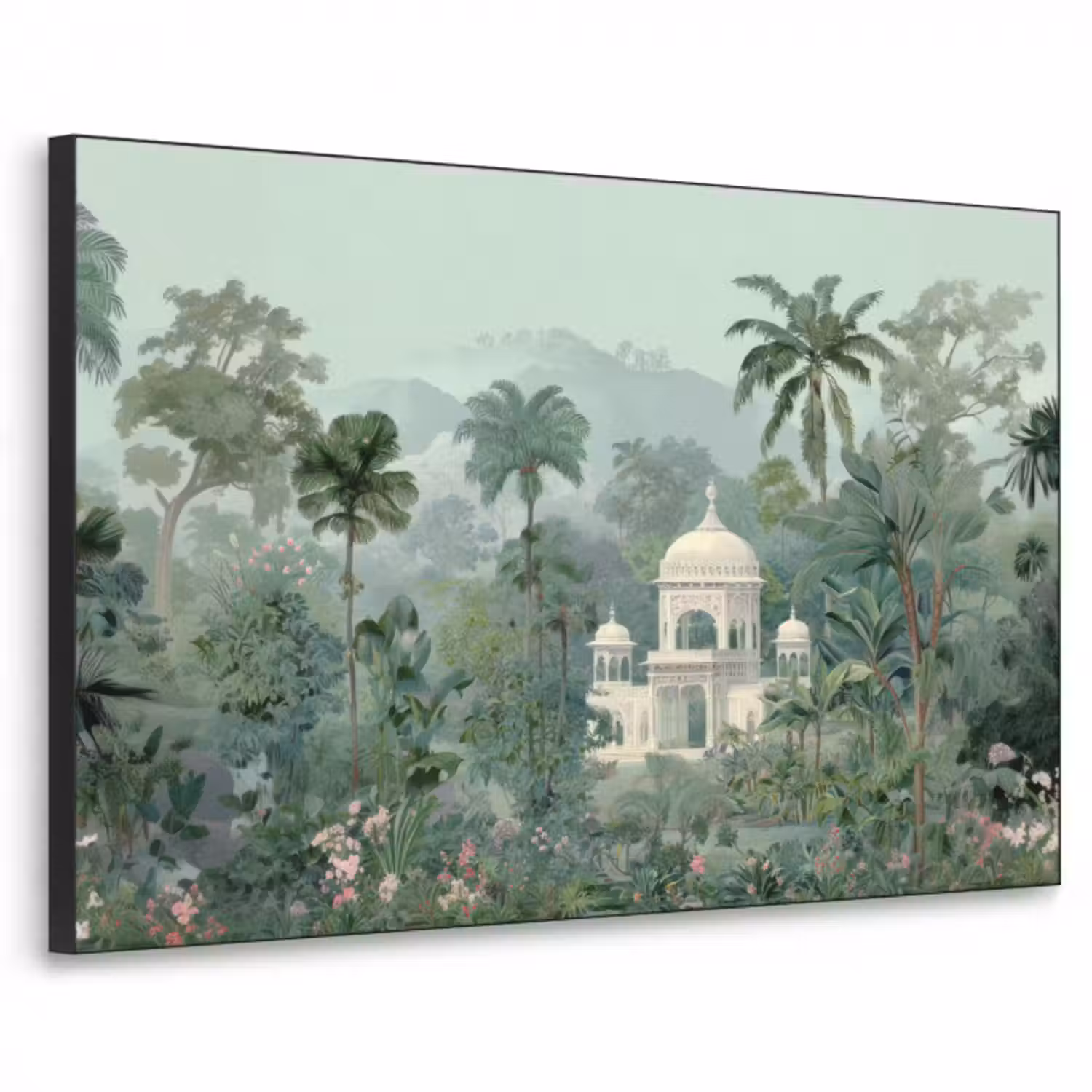 Art Frame - Tropischer Garten - Kuppelgebäude - Blumen