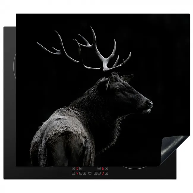 Silhouet van de Wildernis Inductie beschermer vinyl 3mm middel -3d