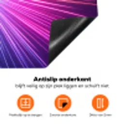 Abstract - Light - Burst - Modern - Colorful Inductie beschermer vinyl 3mm klein -zzzzzzz-td-onderkant