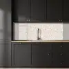 Sierlijk - Bloemen - Beige keuken achterwand 2 middel 871 -sfeer1