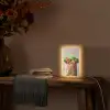 Papieren - Boodschappen - Groente - Kleurrijk Light Box met kabel (Tafellamp) klein -sfeer4