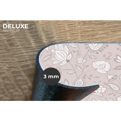 Bloemen - Getekend - Lavendel Placemat vinyl groot 368 -closeup