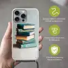 Stapel - Boeken - Groen - Daglicht Hoesje iPhone 16 Pro Max met koord klein -sfeer2_NL