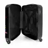 Roze rolschaatsen met verf NBS - Handbagage koffer - Kinderen Unisex middel -binnenkant
