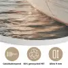 Zeilboot - Zee - Beige - Zon Akoestische PET Vilt - Rond klein -closeup_NL