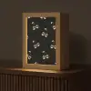 Patroon - Kersen - Goud - Chrome Light Box met kabel (Tafellamp) klein -z3d_website