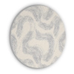 Lijnen - Patroon - Beige - Minimalistisch Akoestische PET Vilt - Rond klein 838 -3d