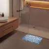 Ijsblokjes - Water - Blauw Badmat klein -sfeer2
