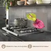 Planten - Anthurium - Groen - Roze keuken achterwand spatscherm klein -usp_FR