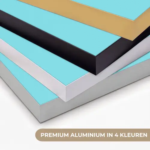 Blauw - Snoep - Regenboog Textielframe zwart klein -USP_kleurenNL
