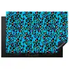 Panter - Blauw - Neon Inductie beschermer vinyl 3mm klein 276 -3d