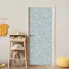 Klassiek - Bloemen - Blauw deurposter klein 289 -sfeer4