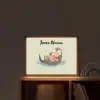 Otter - Strandbal - Kleurrijk Light Box met batterij (Wandlamp kind) middel -sfeer1_kind