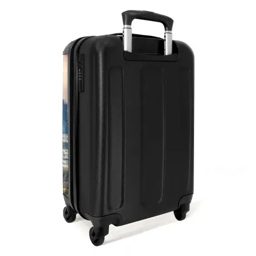 Eiffeltoren - Herfst - Parijs - Avond NBS - Handbagage koffer - Kinderen Unisex middel -achterkant