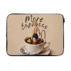 More espresso - Koffie - Eend laptophoes neopreen klein -3d