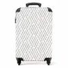 Grafisch - Patroon - Modern - Strepen NBS - Handbagage koffer - Kinderen Unisex middel 644 -productfoto_recht