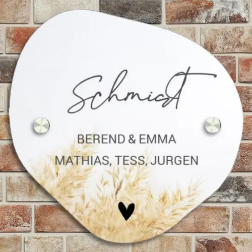 Pluimgras - Sierlijk Naambord Organisch middel -sfeer10
