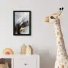 Kunst - Goud - Luxe - Abstract - Modern fotolijst zwart zonder passe partout klein -usfeer4_kinderkamer