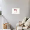 Retro - Bad - Roze Tuinposter op houten frame 2 cm dik klein -sfeer1