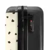 Licht crèmekleurige achtergrond met bruine vlekken NBS - Handbagage koffer - Kinderen Unisex middel -slot