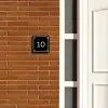 Zwart - Kader - Regulier Naambord Vierkant klein -sfeer3-XS