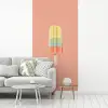 Waterijsje - Pasteltinten - Minimalistisch fotobehang vinyl groot -woonkamer