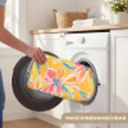 Textuur - Bloemen - Kleurrijk Badmat klein 997 -USP_WasbaarDE