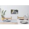 Pad - Planken - Duinen - Gras Muursticker klein -eettafel